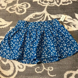 Aeropostale floral print mini skirt. New. Lined. Size small
